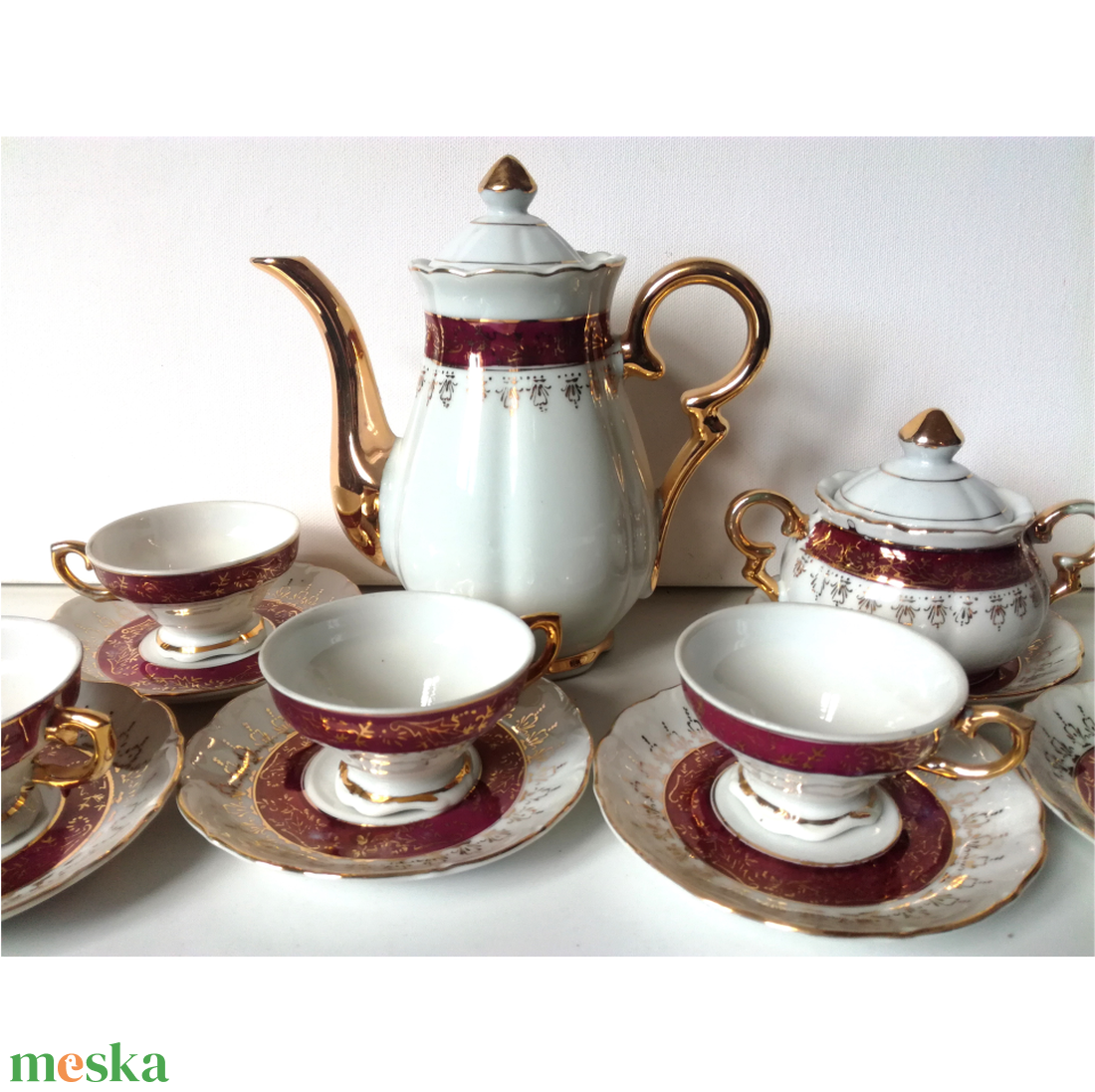 Vintage aranyozott Japán teáskészlet - otthon & életmód - konyhafelszerelés, tálalás - tálalás - teás- és kávés pohár, készlet - Meska.hu Vintage aranyozott Japán teáskészlet - otthon & életmód - konyhafelszerelés, tálalás - tálalás - teás- és kávés pohár, készlet - Meska.hu