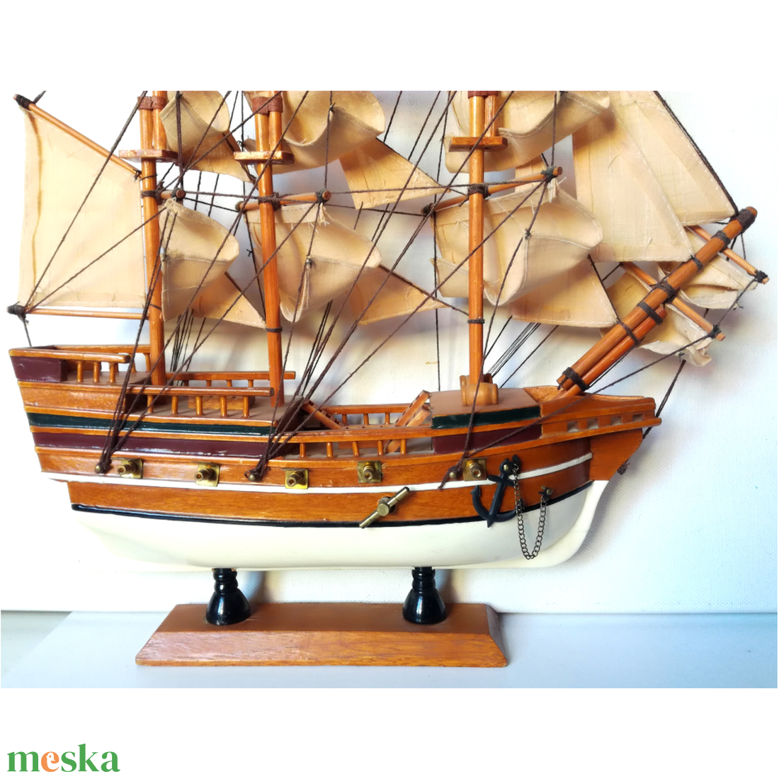 A legendás Mayflower fregatt zenélő makettje - otthon & életmód - dekoráció - asztal és polc dekoráció - asztaldísz - Meska.hu A legendás Mayflower fregatt zenélő makettje - otthon & életmód - dekoráció - asztal és polc dekoráció - asztaldísz - Meska.hu