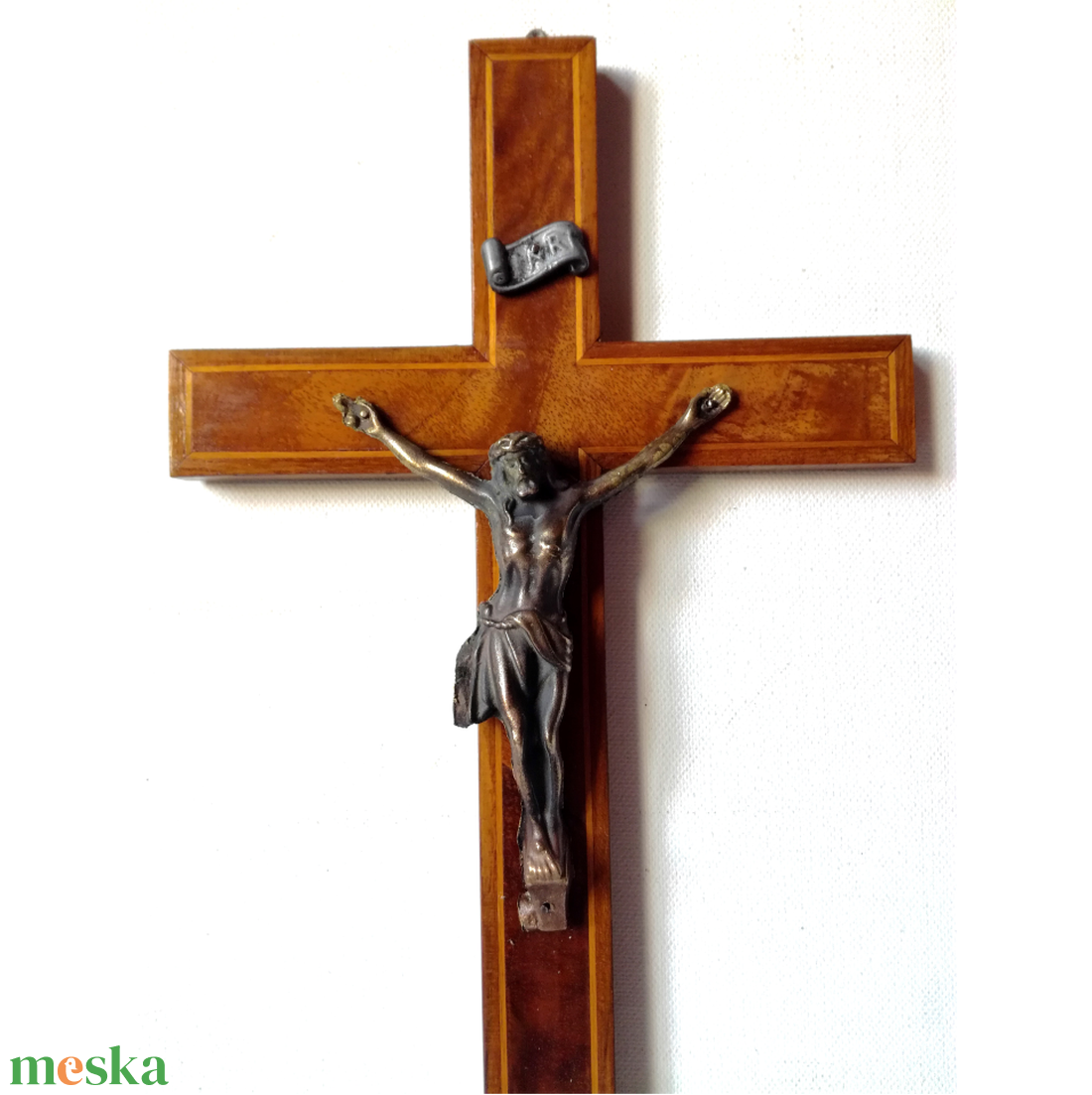 Csodaszép bronz Jézus feszület - otthon & életmód - vallás - kereszt - Meska.hu