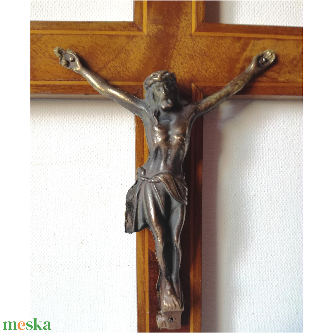 Csodaszép bronz Jézus feszület - otthon & életmód - vallás - kereszt - Meska.hu