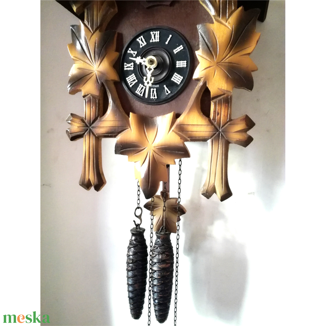Gyönyörű faragott Schwarzwaldi kakukkos óra - otthon & életmód - dekoráció - fali és függő dekoráció - falióra & óra - Meska.hu
