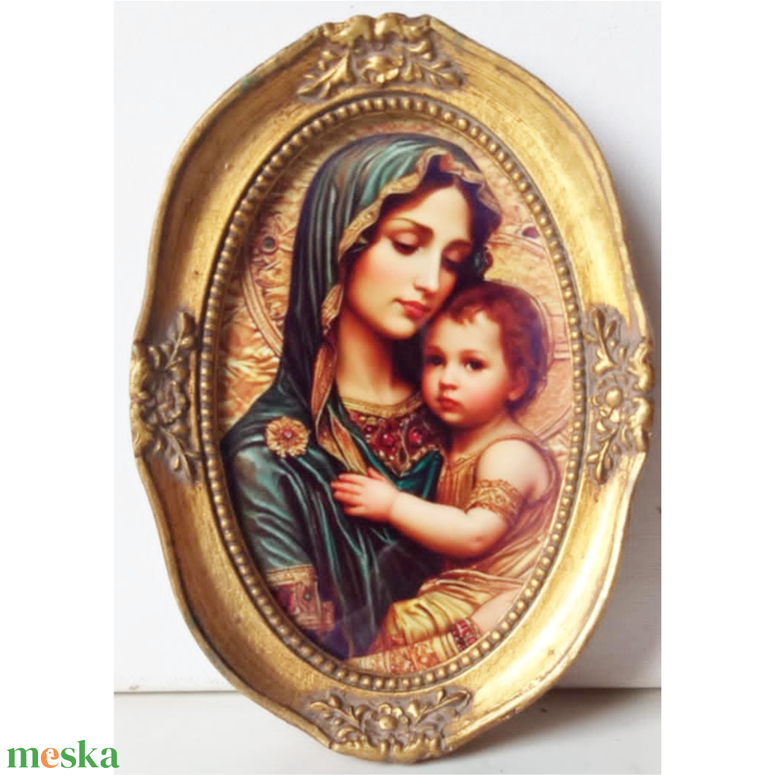 Mária és a kis Jézus, porcelán alapon arany keretben - művészet - festmény - festmény vegyes technika - Meska.hu Mária és a kis Jézus, porcelán alapon arany keretben - művészet - festmény - festmény vegyes technika - Meska.hu