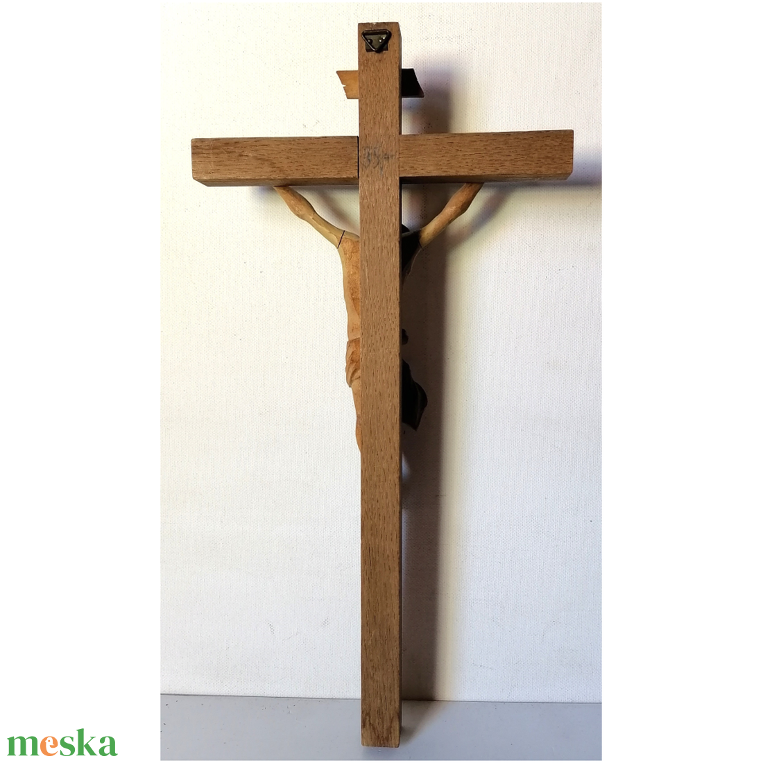 Gyönyörű faragott Jézus feszület olasz fafaragó mestertől - otthon & életmód - vallás - kereszt - Meska.hu