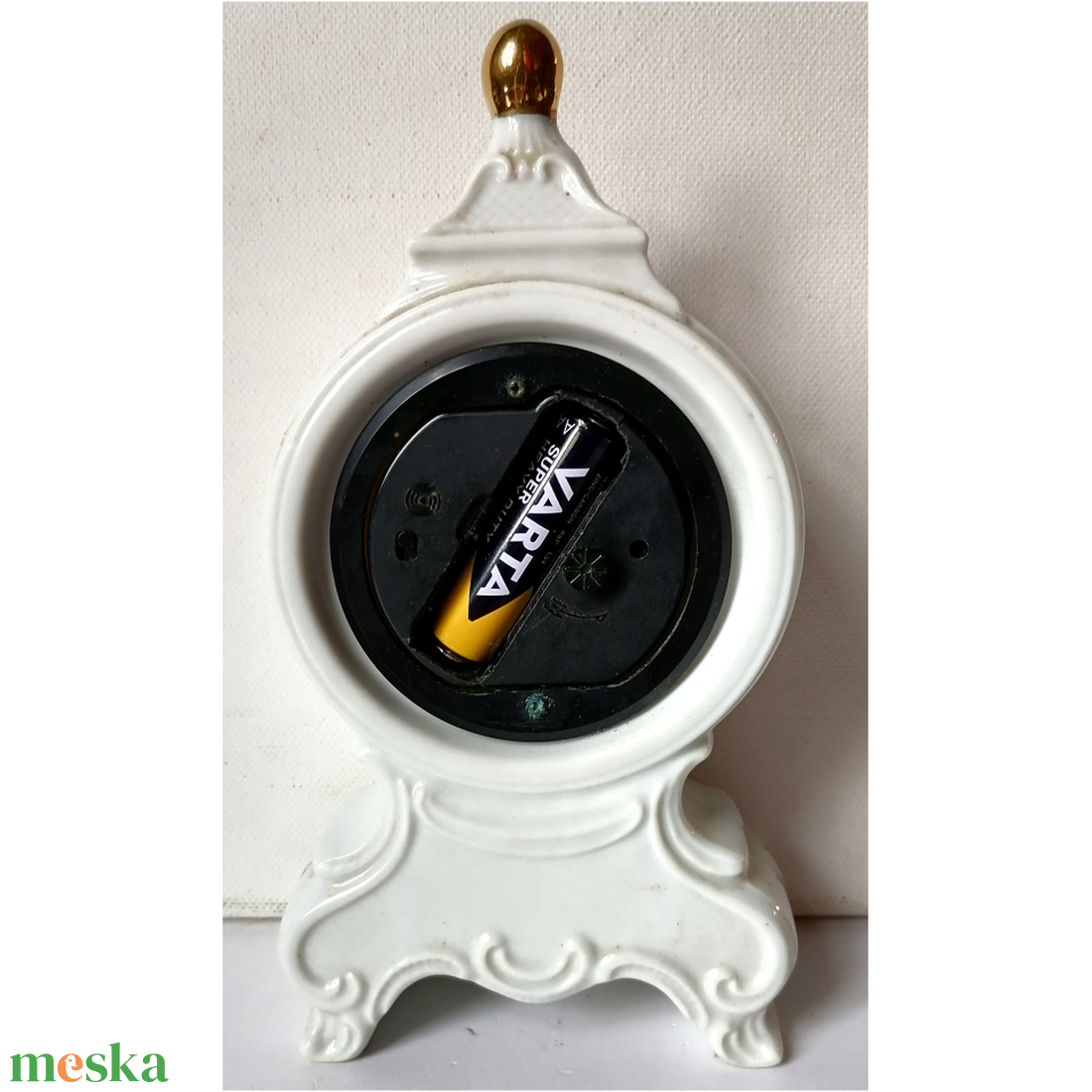 Vintage gyönyörű asztali porcelán óra - otthon & életmód - dekoráció - fali és függő dekoráció - falióra & óra - Meska.hu