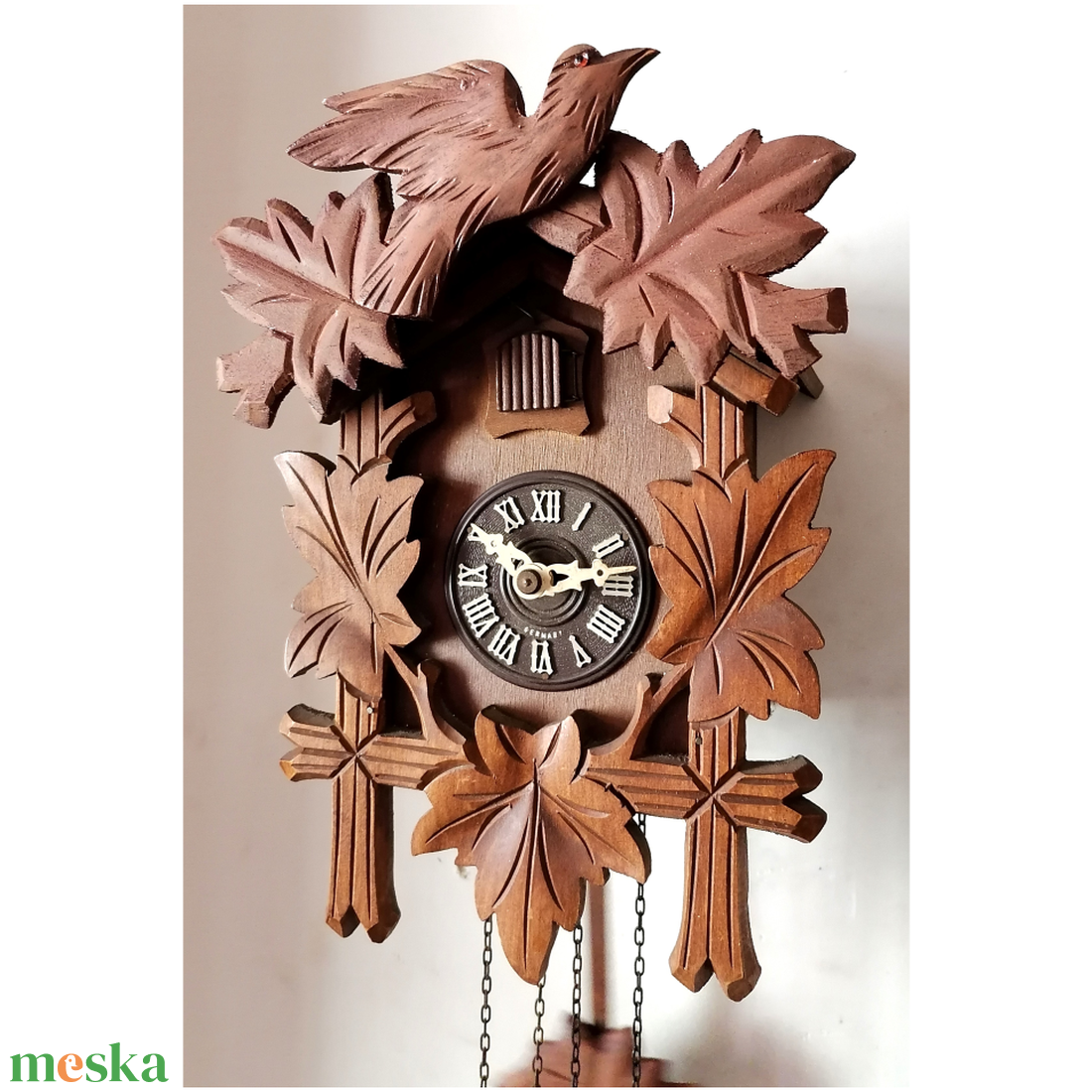 Faragott Schwarzwaldi kakukkos óra - otthon & életmód - dekoráció - fali és függő dekoráció - falióra & óra - Meska.hu Faragott Schwarzwaldi kakukkos óra - otthon & életmód - dekoráció - fali és függő dekoráció - falióra & óra - Meska.hu
