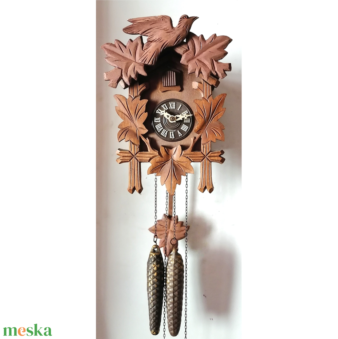 Faragott Schwarzwaldi kakukkos óra - otthon & életmód - dekoráció - fali és függő dekoráció - falióra & óra - Meska.hu Faragott Schwarzwaldi kakukkos óra - otthon & életmód - dekoráció - fali és függő dekoráció - falióra & óra - Meska.hu