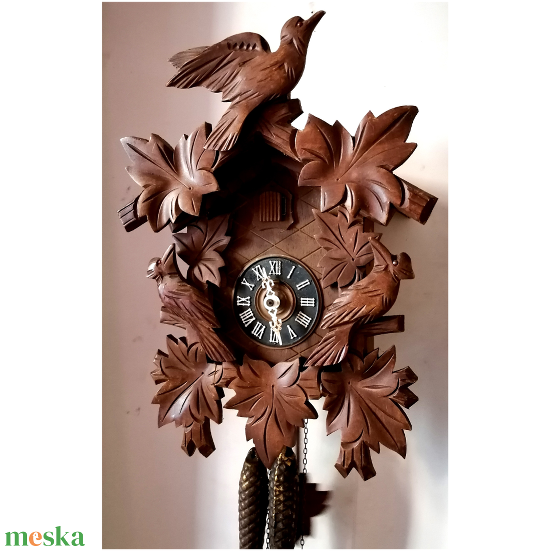 Nagyméretű Schwarzwaldi kakukkos óra - otthon & életmód - dekoráció - fali és függő dekoráció - falióra & óra - Meska.hu