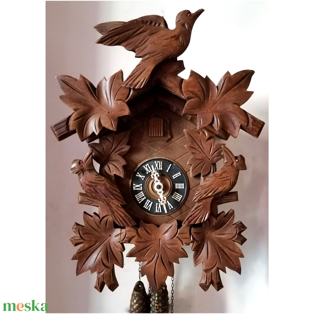 Nagyméretű Schwarzwaldi kakukkos óra - otthon & életmód - dekoráció - fali és függő dekoráció - falióra & óra - Meska.hu