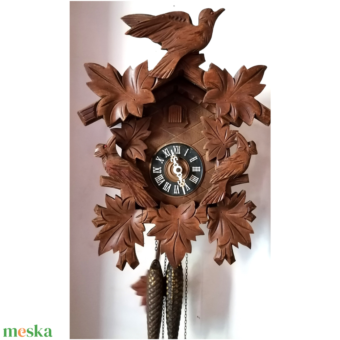 Nagyméretű Schwarzwaldi kakukkos óra - otthon & életmód - dekoráció - fali és függő dekoráció - falióra & óra - Meska.hu