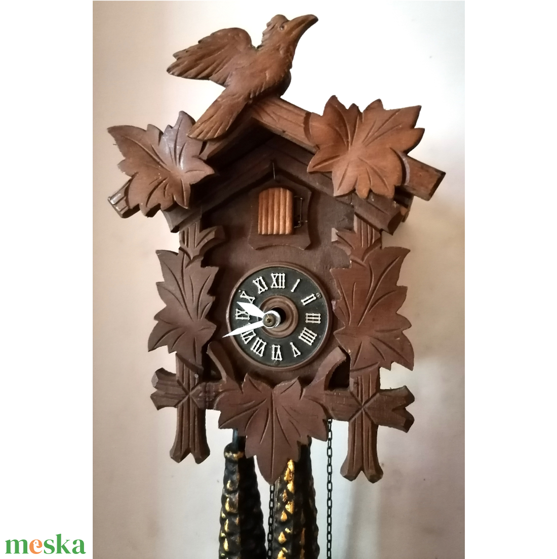 Faragott Schwarzwaldi kakukkos óra - otthon & életmód - dekoráció - fali és függő dekoráció - falióra & óra - Meska.hu