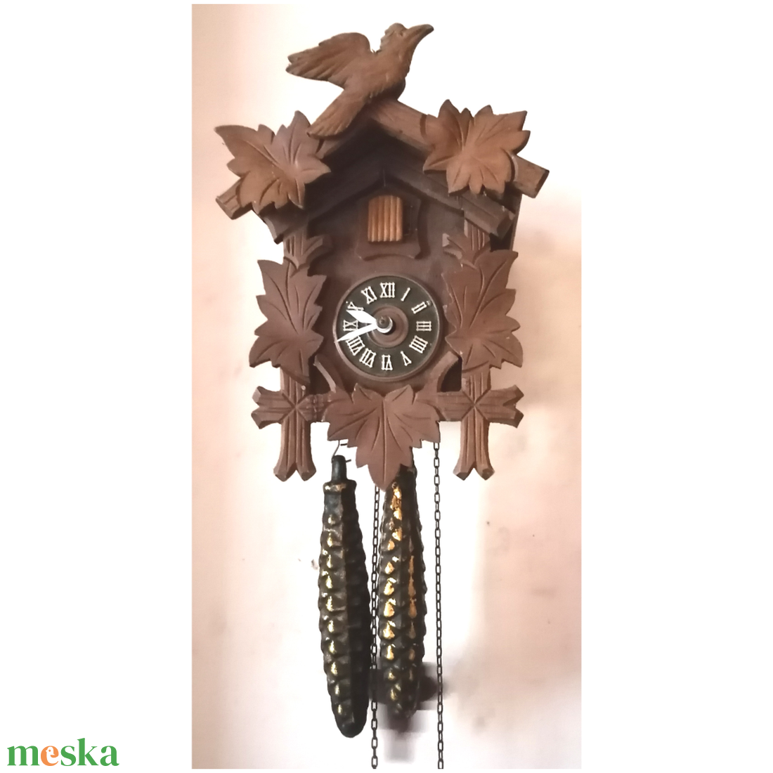 Faragott Schwarzwaldi kakukkos óra - otthon & életmód - dekoráció - fali és függő dekoráció - falióra & óra - Meska.hu