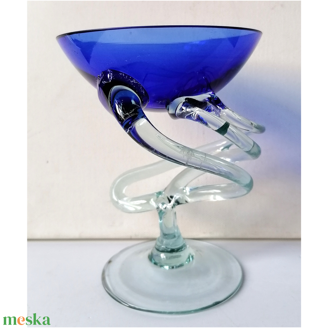 Vintage Jozefina Krosno kehely Lengyelországból - otthon & életmód - konyhafelszerelés, tálalás - tálalás - pohár - Meska.hu