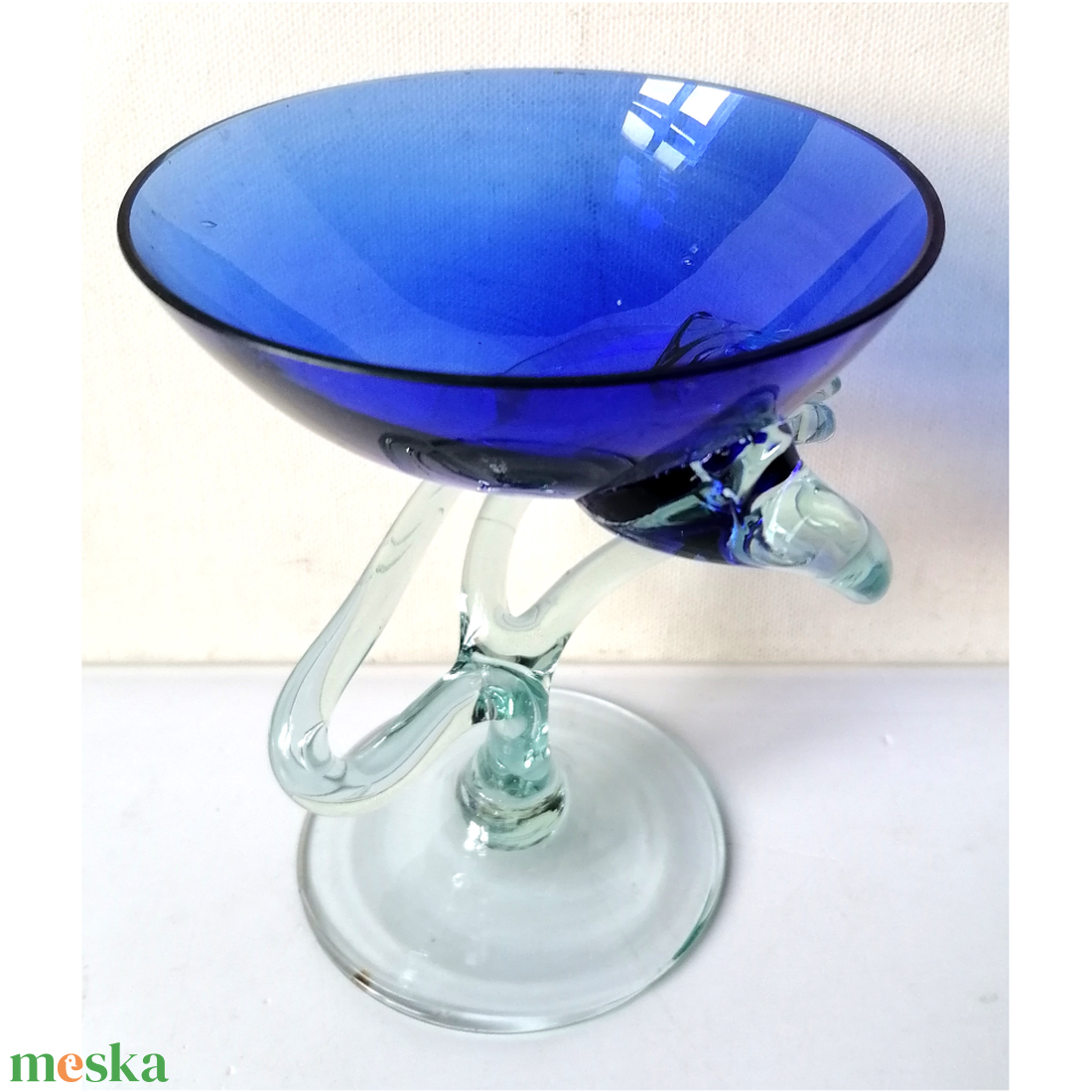 Vintage Jozefina Krosno kehely Lengyelországból - otthon & életmód - konyhafelszerelés, tálalás - tálalás - pohár - Meska.hu