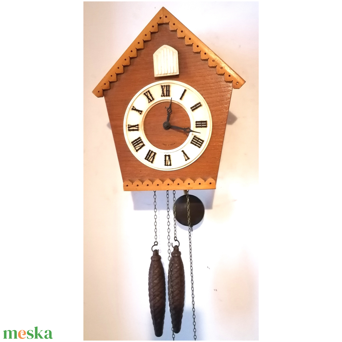 Szép kis vintage fa kakukkos óra - otthon & életmód - dekoráció - fali és függő dekoráció - falióra & óra - Meska.hu