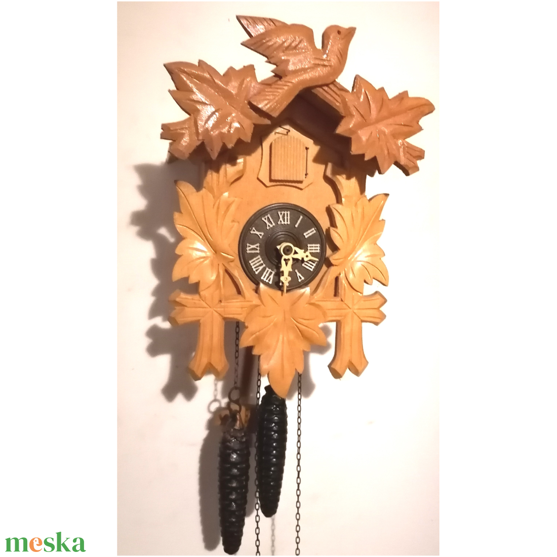 Faragott eredeti Schwarzwaldi kakukkos óra - otthon & életmód - dekoráció - fali és függő dekoráció - falióra & óra - Meska.hu