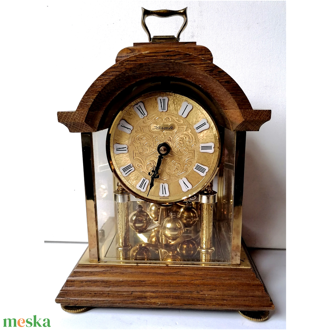 Különleges Hermle fatokos forgóingás óra - otthon & életmód - dekoráció - fali és függő dekoráció - falióra & óra - Meska.hu
