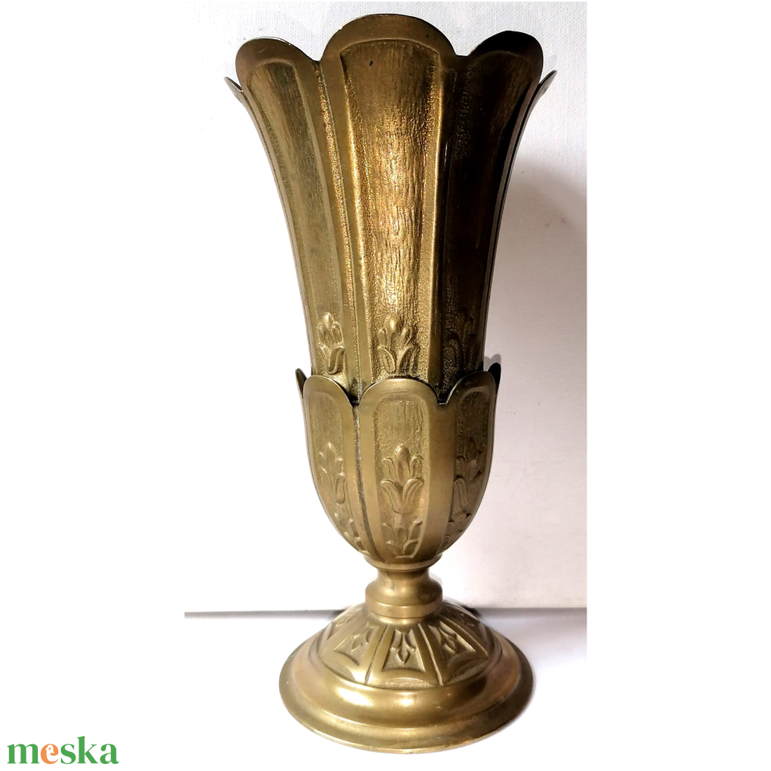 Nagyméretű réz kehely, váza - otthon & életmód - dekoráció - virágdísz és tartó - virágtartó - Meska.hu