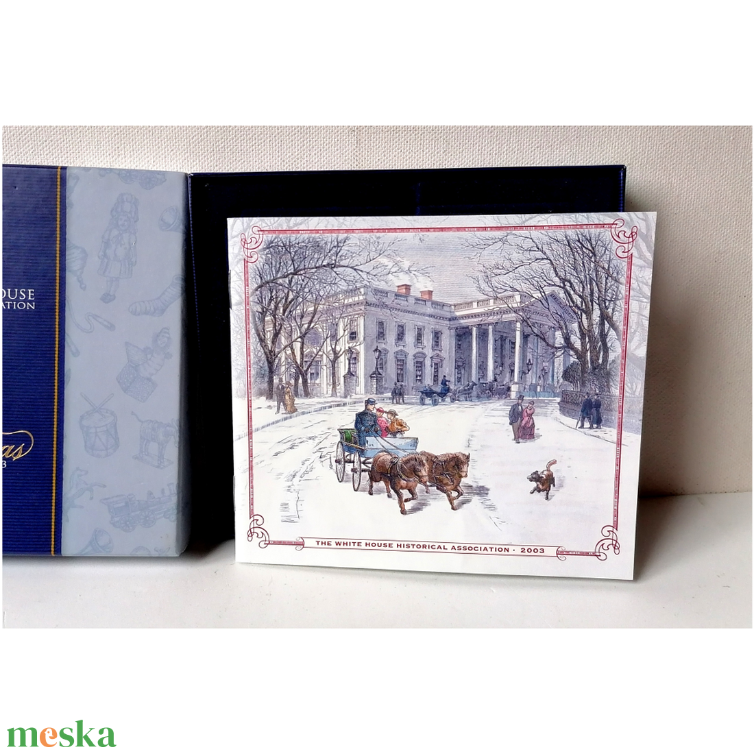 Gyönyörű karácsonyfa dísz az amerikai Fehérházból - karácsony - karácsonyi lakásdekoráció - karácsonyfadíszek - Meska.hu