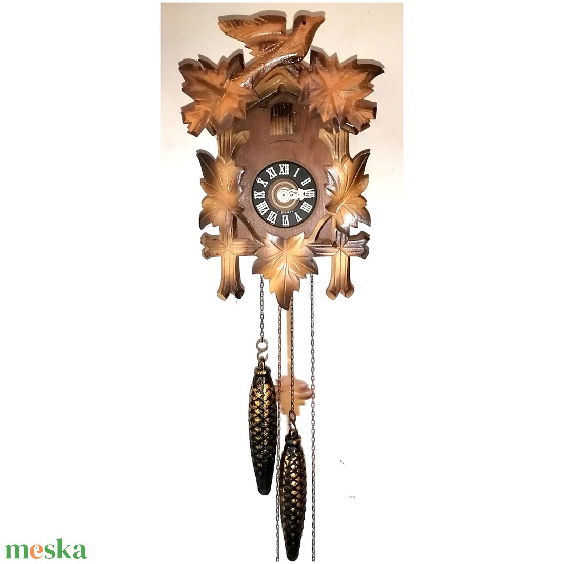 Eredeti faragott Schwarzwaldi kakukkos óra - otthon & életmód - dekoráció - fali és függő dekoráció - falióra & óra - Meska.hu
