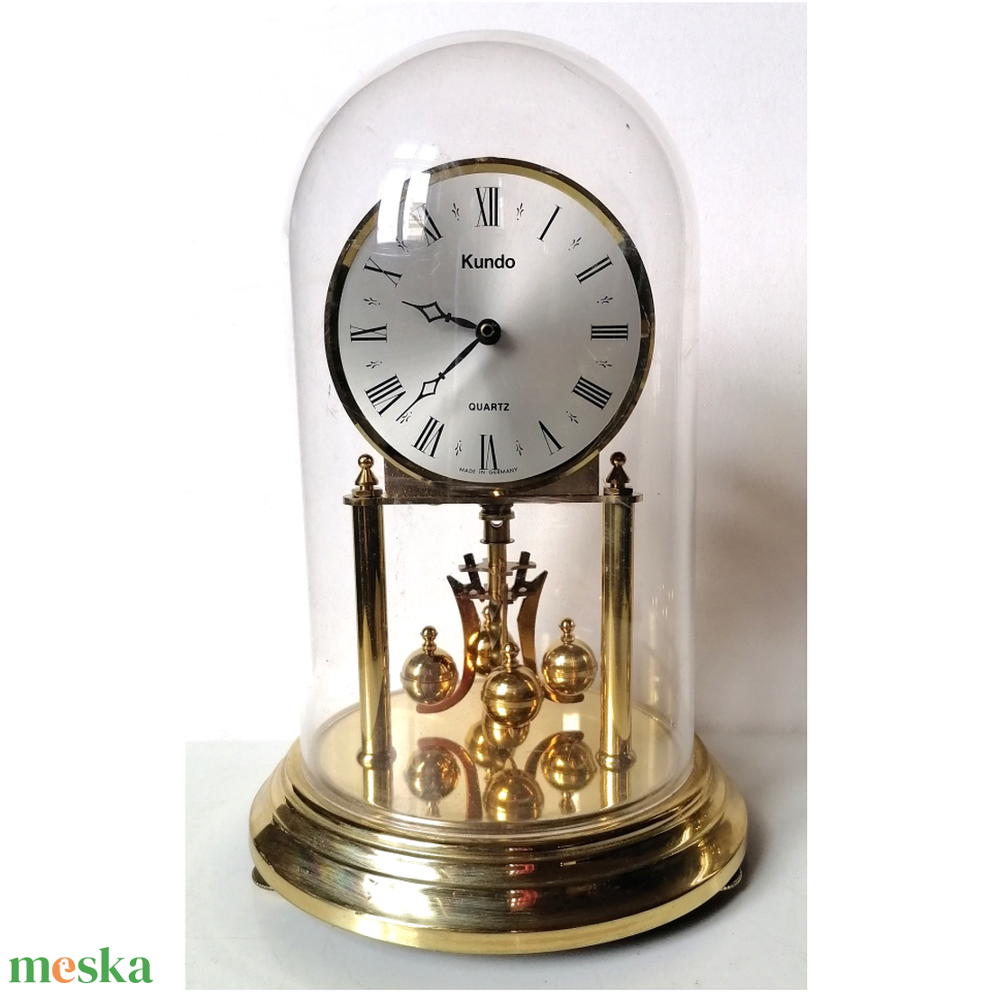 Vintage gyönyörű Kundo márkájú forgóingás óra - otthon & életmód - dekoráció - fali és függő dekoráció - falióra & óra - Meska.hu