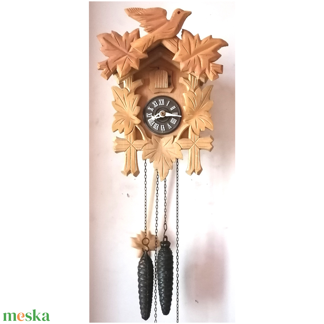 Faragott eredeti Schwarzwaldi kakukkos óra - otthon & életmód - dekoráció - fali és függő dekoráció - falióra & óra - Meska.hu