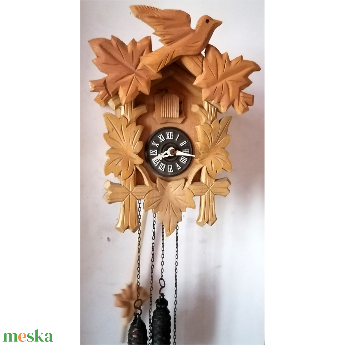Faragott eredeti Schwarzwaldi kakukkos óra - otthon & életmód - dekoráció - fali és függő dekoráció - falióra & óra - Meska.hu