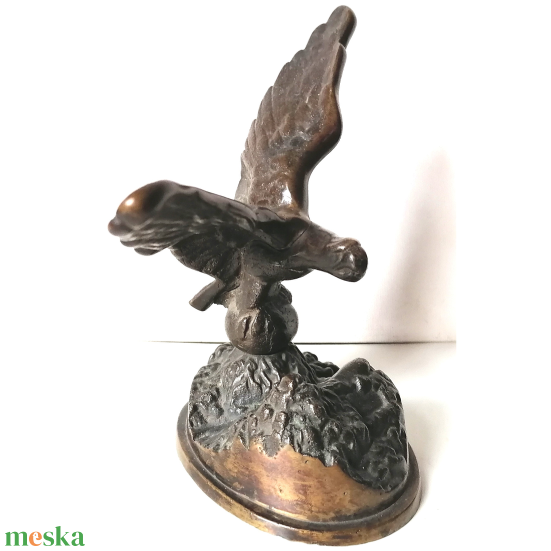 Turul madár, sas, nehéz bronz szobor - művészet - szobor - fém - Meska.hu