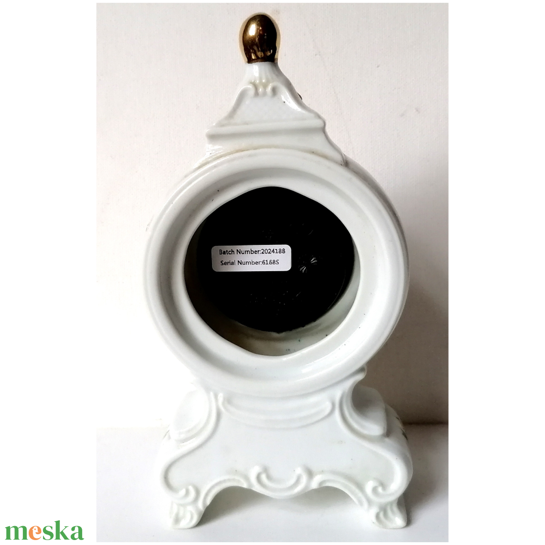Vintage gyönyörű asztali porcelán óra - otthon & életmód - dekoráció - fali és függő dekoráció - falióra & óra - Meska.hu