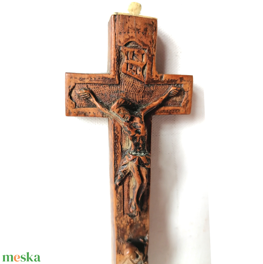 Antik 200 éves faragott kereszt - otthon & életmód - vallás - kereszt - Meska.hu