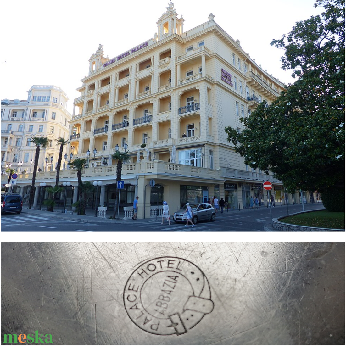 Vintage Christofle kínálótál, Palace Hotel Abbazia - otthon & életmód - konyhafelszerelés, tálalás - tálalás - kínálótál - Meska.hu