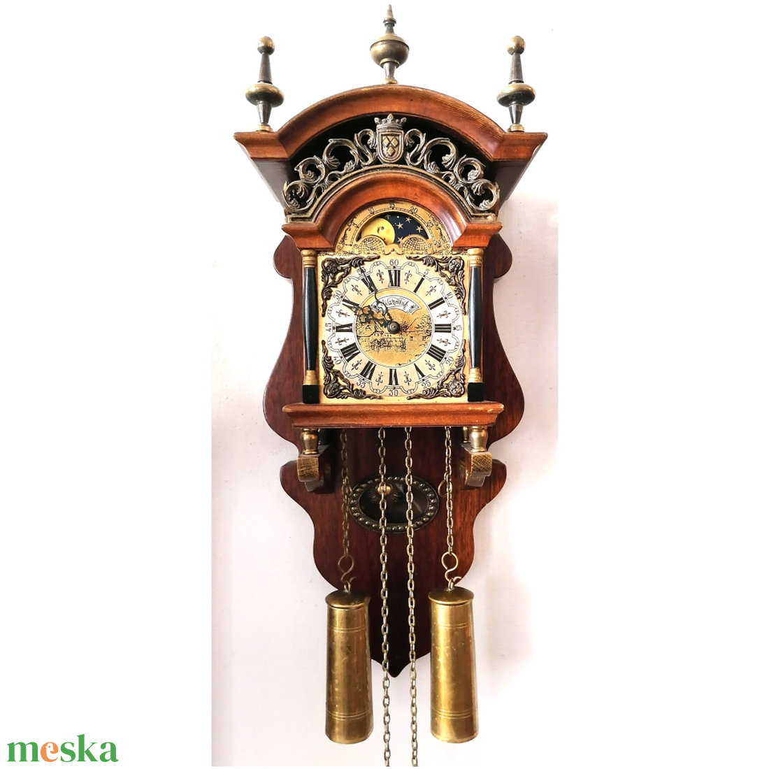 Gyönyörű Holland Sallander falióra 8 napos járatú, Warmink VUBA - otthon & életmód - dekoráció - fali és függő dekoráció - falióra & óra - Meska.hu