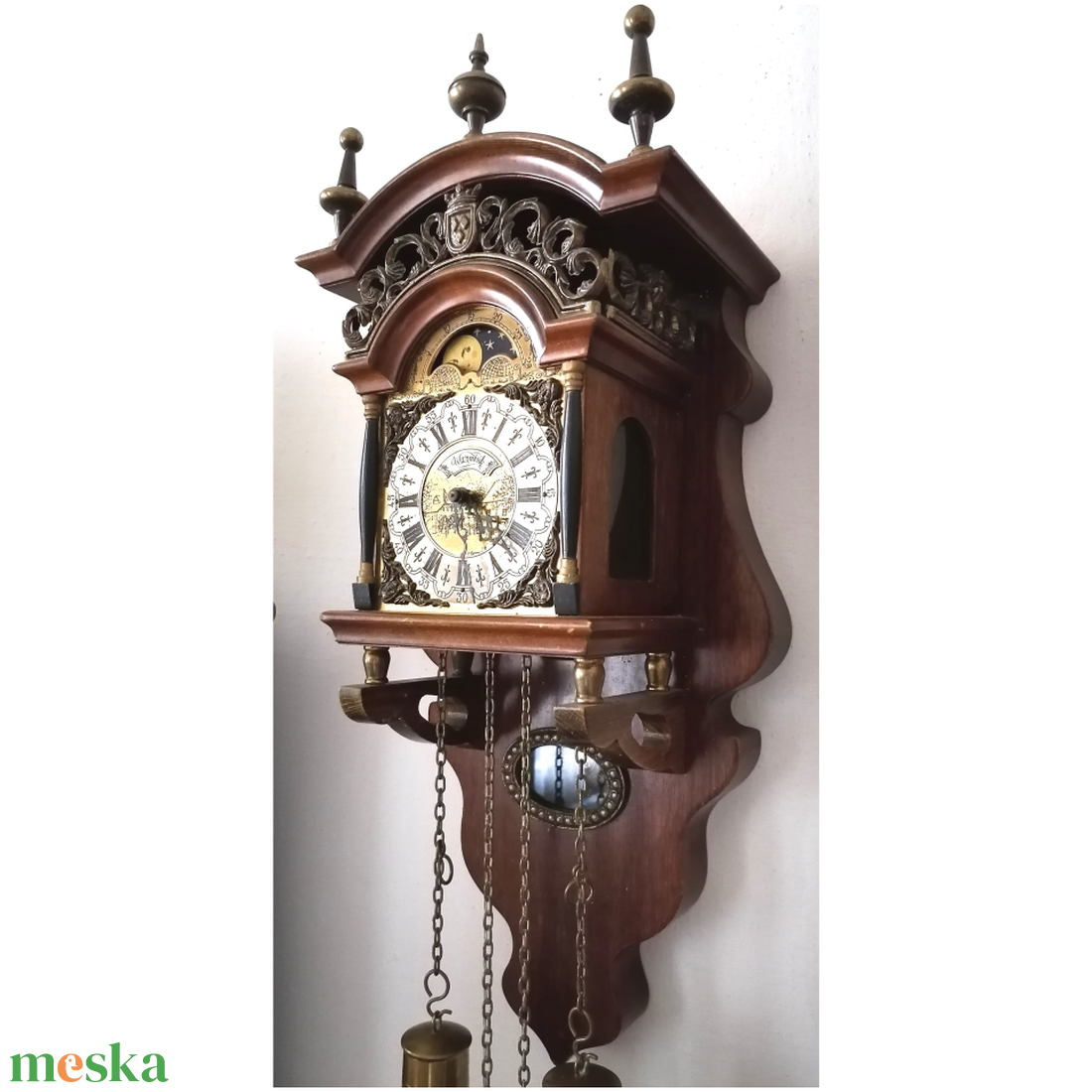 Gyönyörű Holland Sallander falióra 8 napos járatú, Warmink VUBA - otthon & életmód - dekoráció - fali és függő dekoráció - falióra & óra - Meska.hu