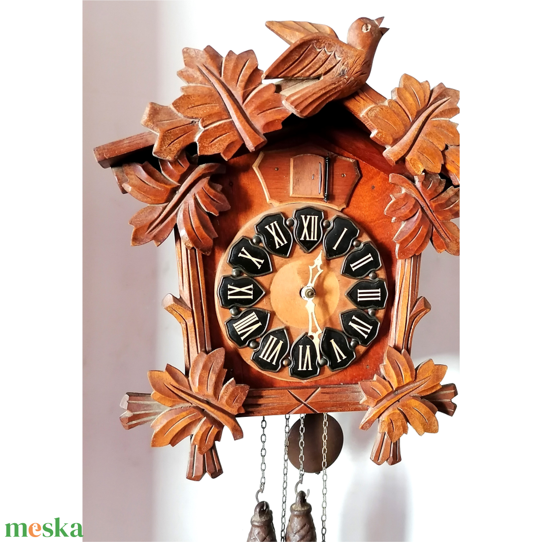  Klasszikus vintage meseszép faragott kakukkos óra - otthon & életmód - dekoráció - fali és függő dekoráció - falióra & óra - Meska.hu