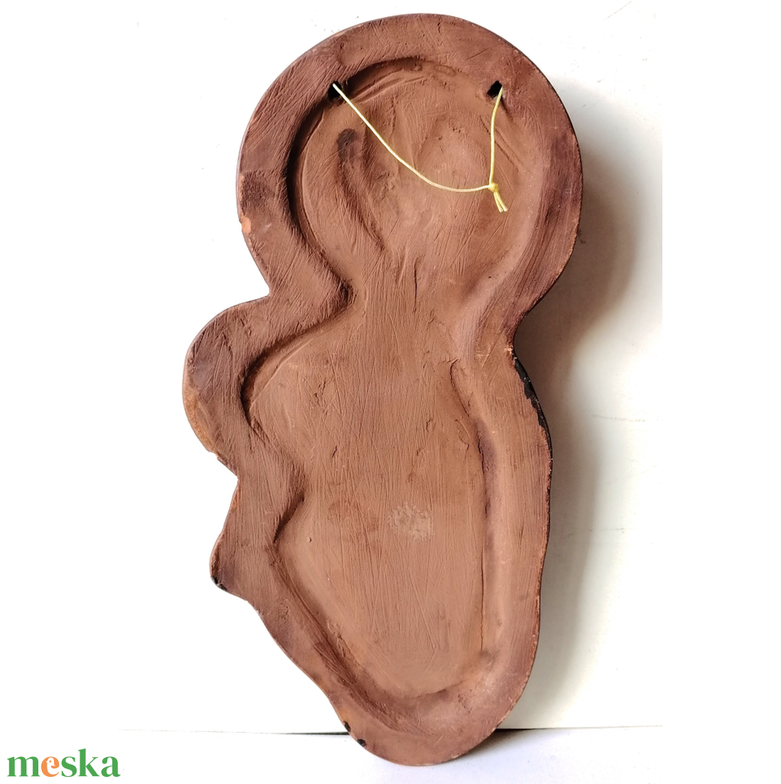 Mária a gyermek Jézussal, kerámia dombormű - otthon & életmód - dekoráció - dekoratív figurák és szobrok - Meska.hu