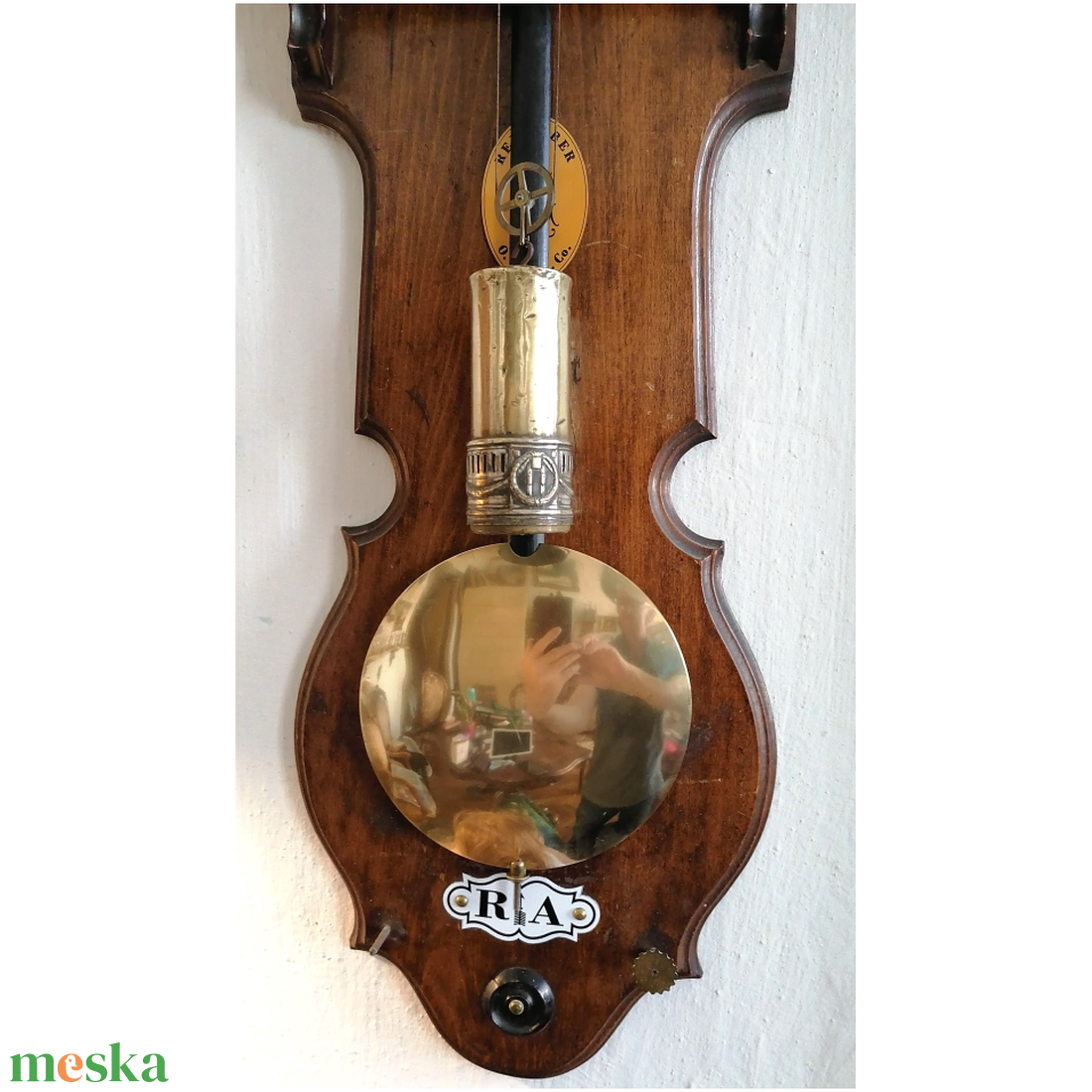 Antik Bécsi Remember falióra 1885-ből - otthon & életmód - dekoráció - fali és függő dekoráció - falióra & óra - Meska.hu