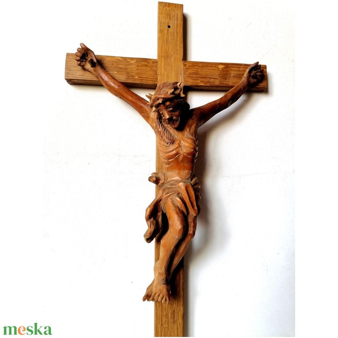 Gyönyörű nagyméretű Jézus feszület - otthon & életmód - vallás - kereszt - Meska.hu