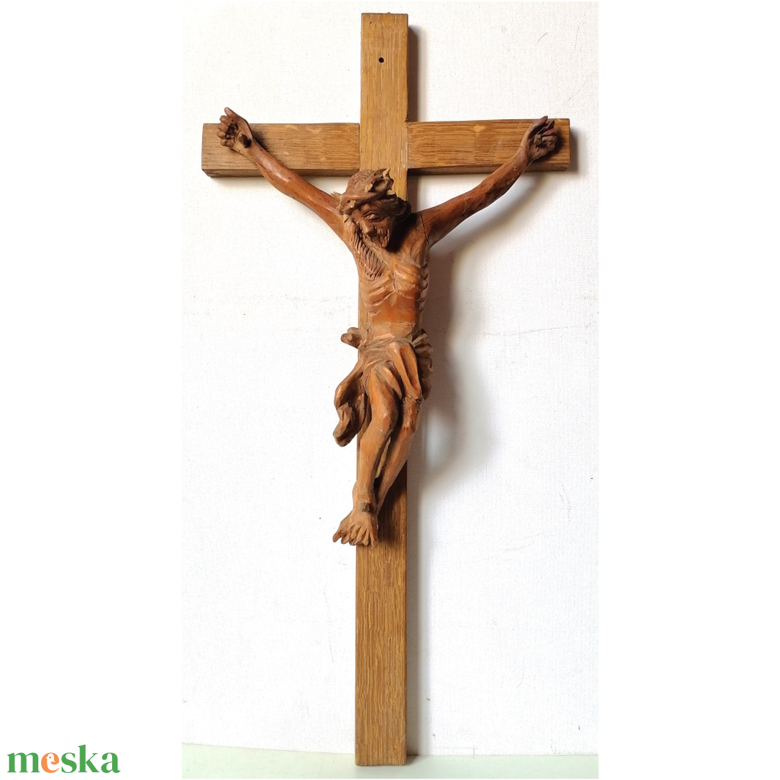 Gyönyörű nagyméretű Jézus feszület - otthon & életmód - vallás - kereszt - Meska.hu