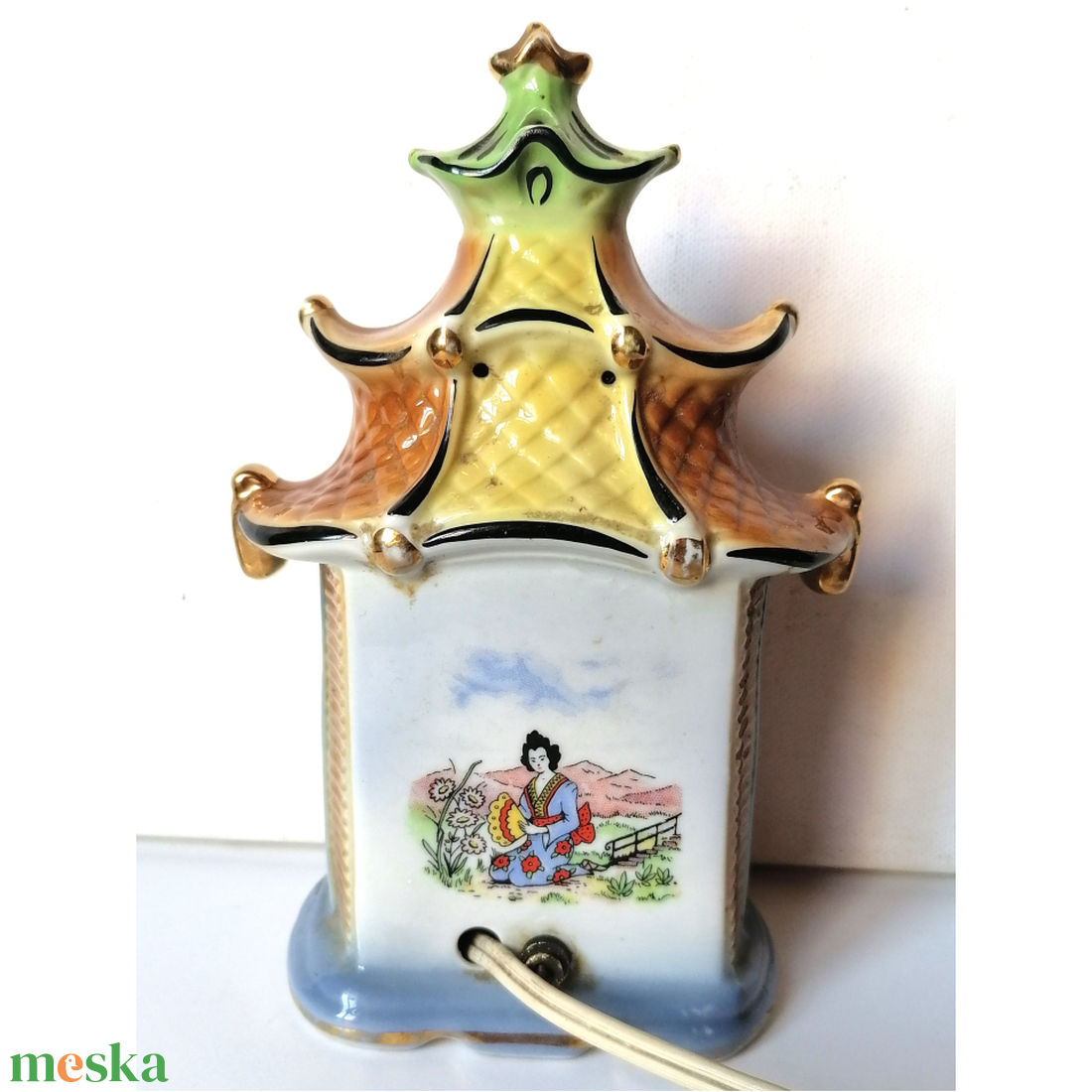 Antik Japán pagoda, aroma lámpa - otthon & életmód - gyertya, illat, aroma - aromalámpa - Meska.hu