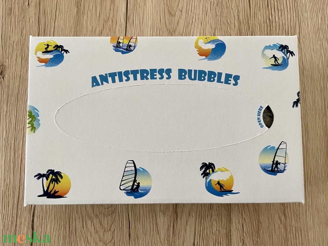 Antistress Bubbles - Szörfös - otthon & lakás - papír írószer - egyedi szerkesztés - Meska.hu