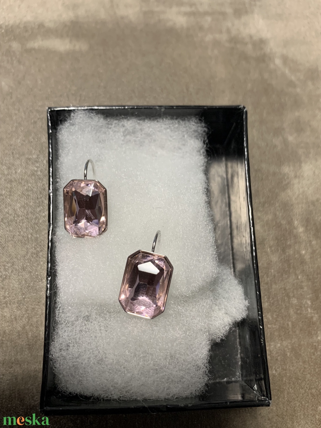 Rzsaszín fülbevaló - ékszer - fülbevaló - fülékszer - Meska.hu