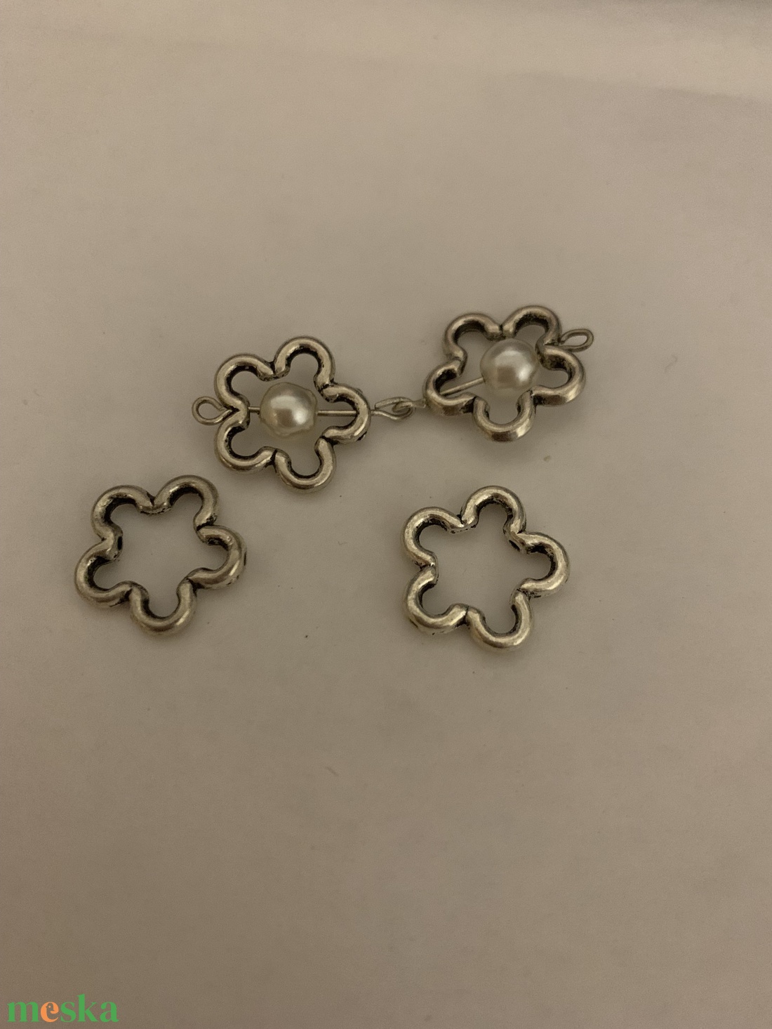 Ékszeralkatrész köztes - kellékek & szerszámok - gyöngyfűzés kellékek - fém köztesek - Meska.hu