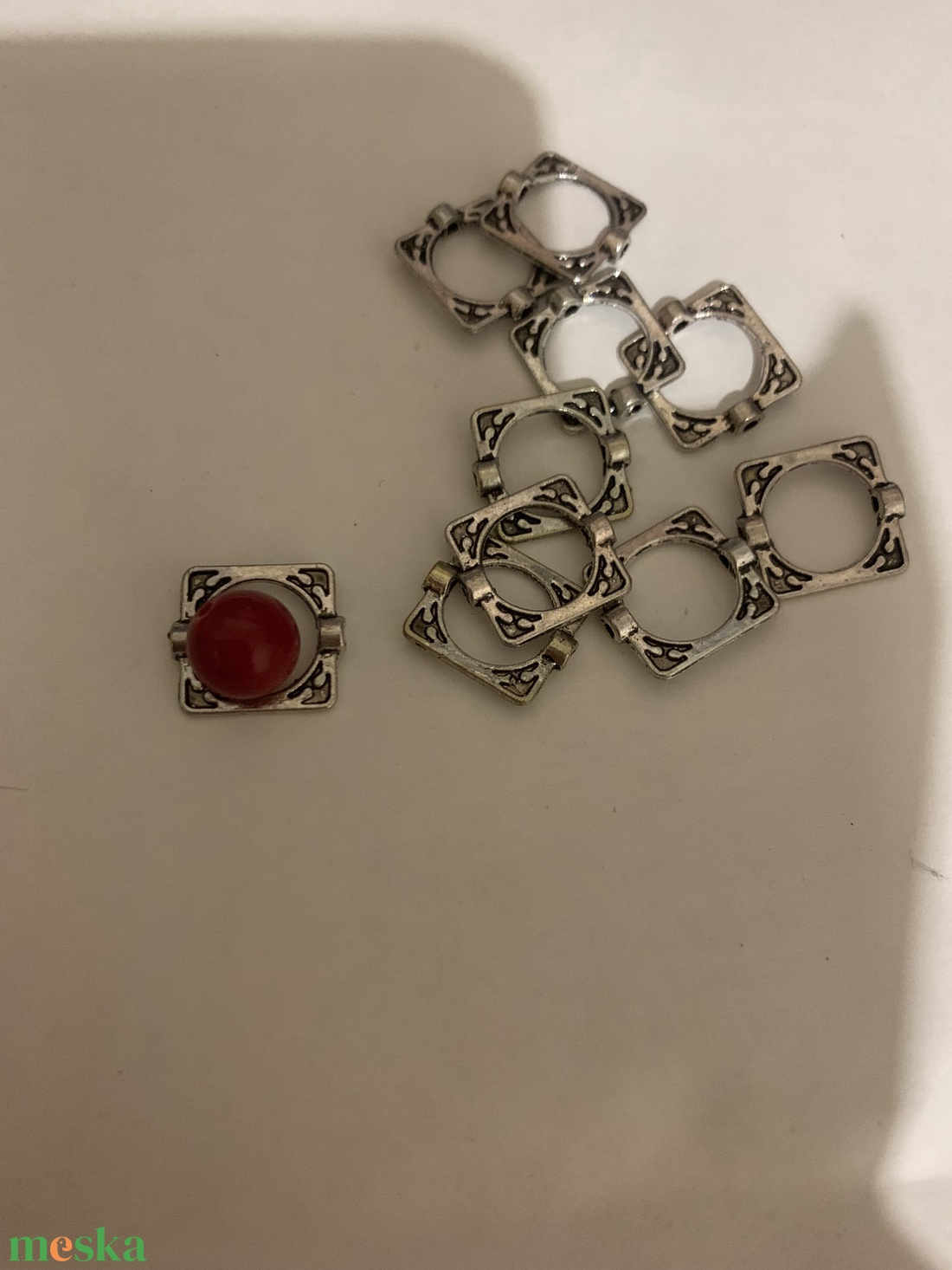 Ékszeralkatrész köztes - kellékek & szerszámok - gyöngyfűzés kellékek - fém köztesek - Meska.hu