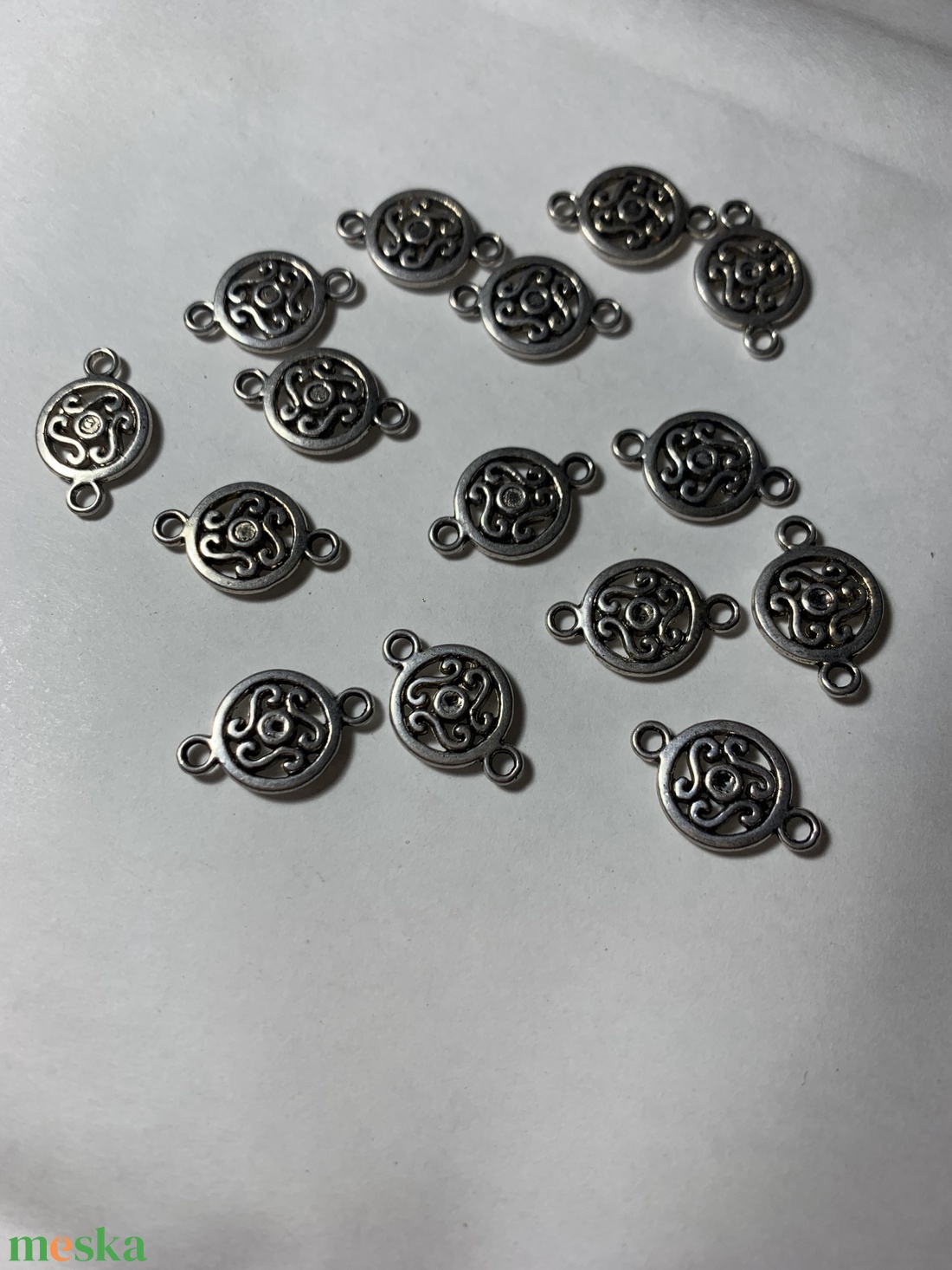 Ékszeralkatrész köztes - kellékek & szerszámok - gyöngyfűzés kellékek - fém köztesek - Meska.hu