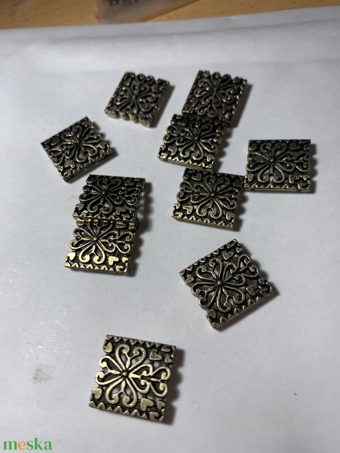 Ékszeralkatrész köztes - kellékek & szerszámok - gyöngyfűzés kellékek - fém köztesek - Meska.hu