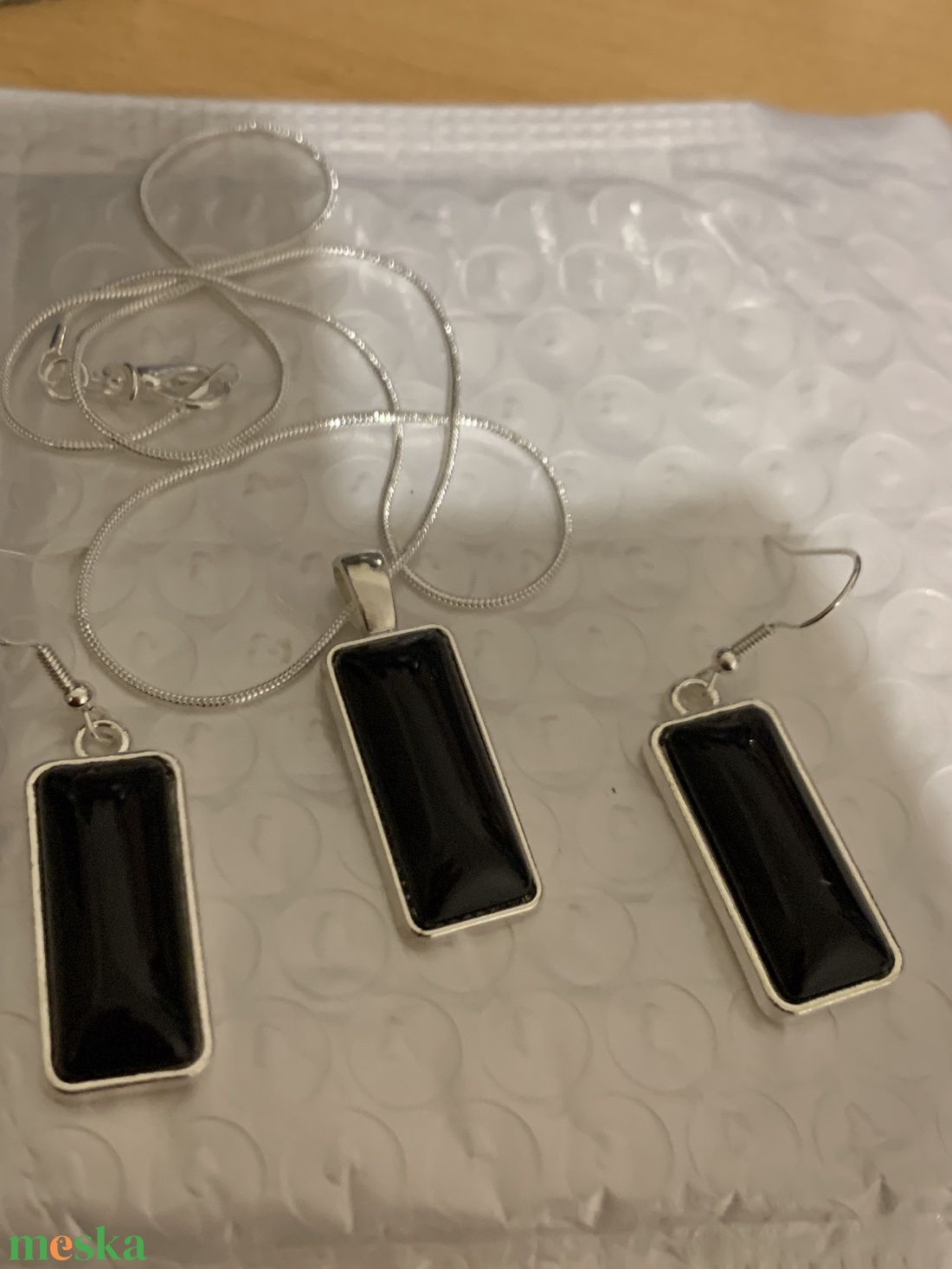 fülbevaló nyaklánc szett - ékszer - ékszerszett - Meska.hu