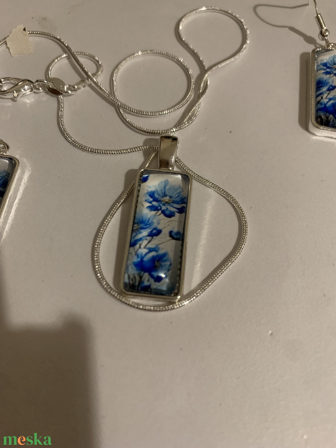 fülbevaló nyaklánc szett - ékszer - nyaklánc - y nyaklánc - Meska.hu