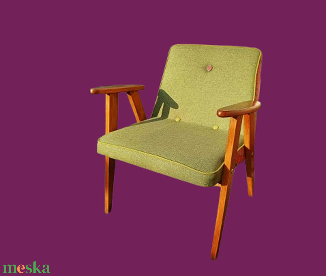 Zöld karosszék - Tavasztünde - otthon & életmód - bútor - szék & fotel - Meska.hu