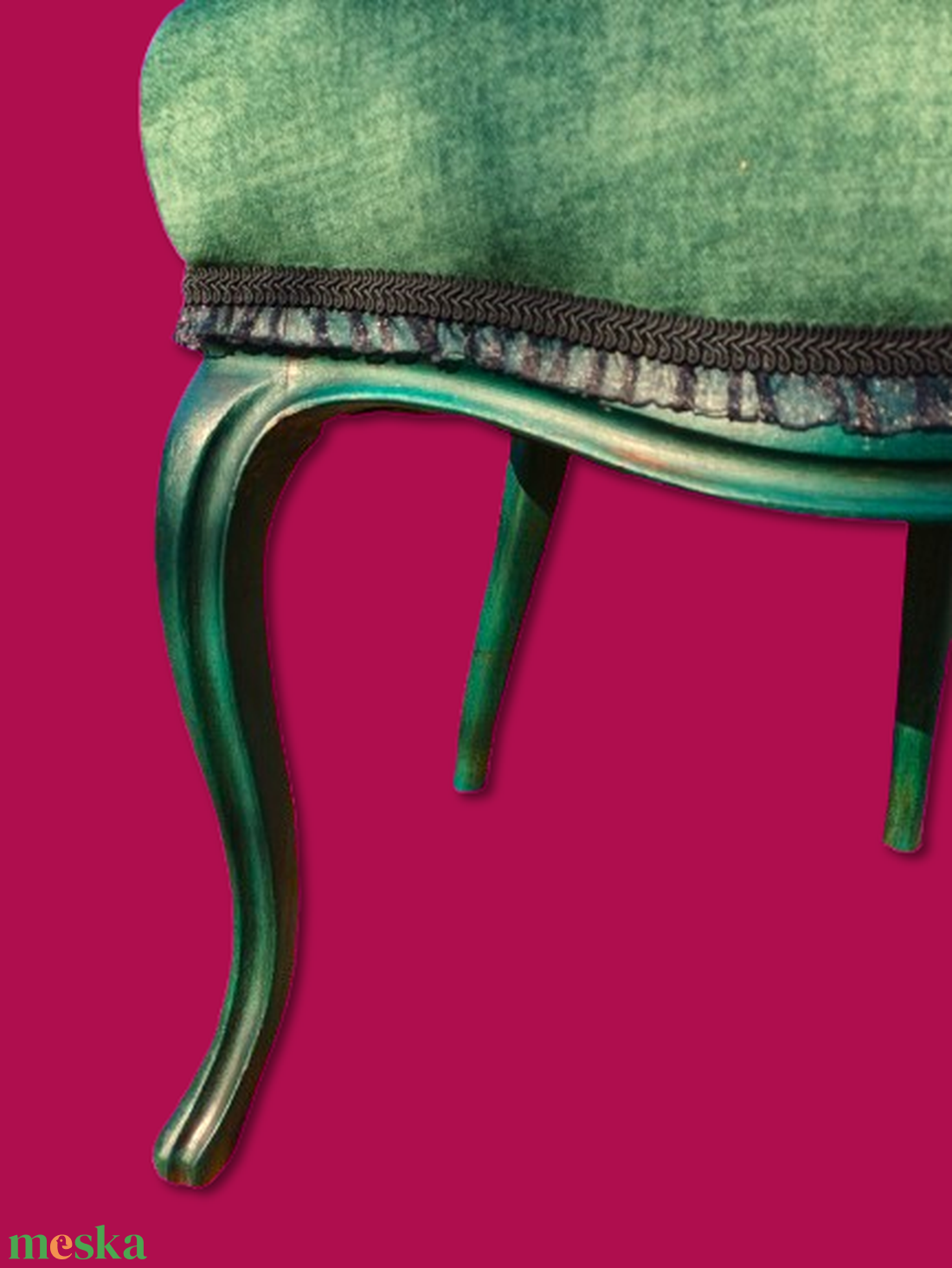 Zöld szék  Lady Malachit - otthon & életmód - bútor - szék & fotel - Meska.hu