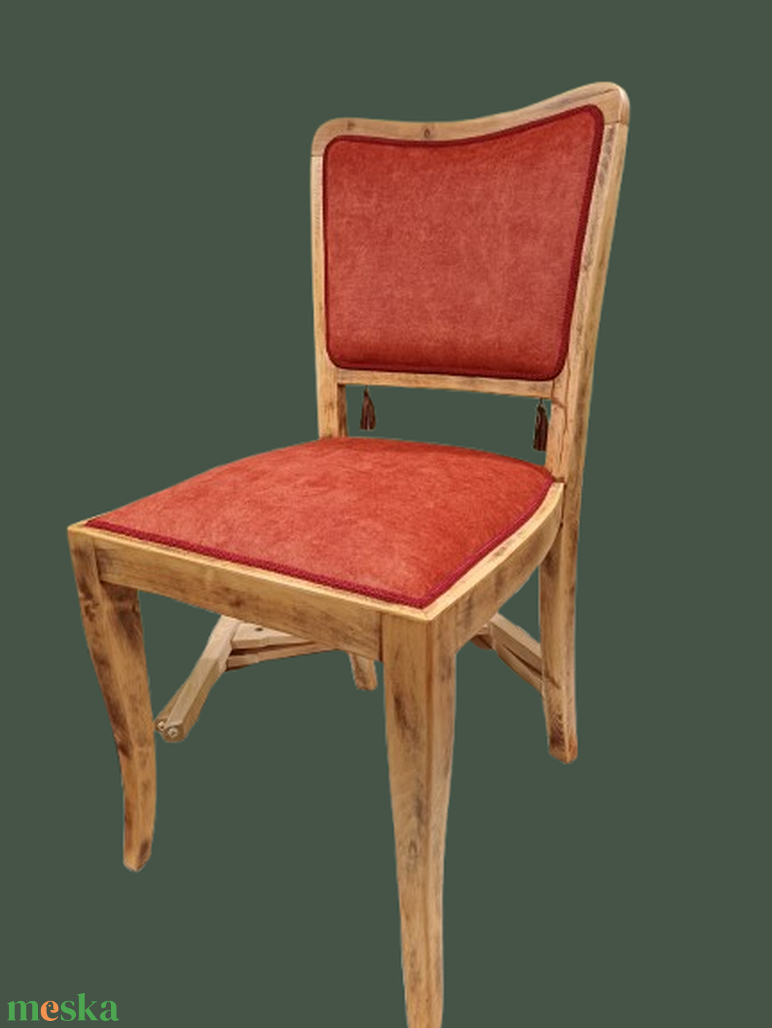 Vörös székpár  Bojtos tyúkok - otthon & életmód - bútor - szék & fotel - Meska.hu