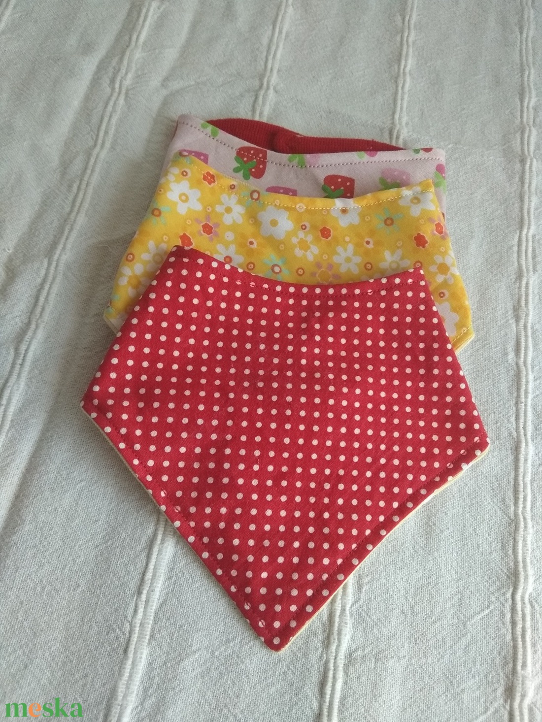 Babakelengye_Nyálkendő szett_3 db Lány - játék & sport - Meska.hu